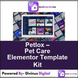Petlox – Pet Care Elementor Template Kit