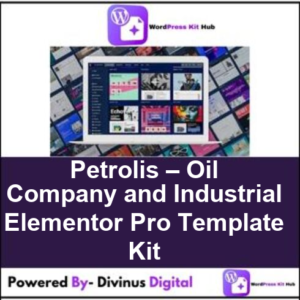 Petrolis – Oil Company and Industrial Elementor Pro Template Kit