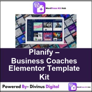 Planify – Business Coaches Elementor Template Kit