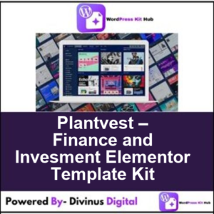Plantvest – Finance and Invesment Elementor Template Kit