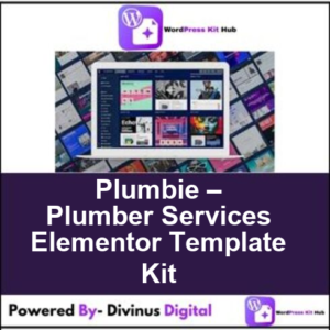 Plumbie – Plumber Services Elementor Template Kit