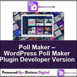 Poll Maker – WordPress Poll Maker Plugin Developer Version