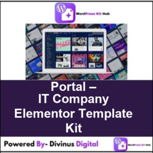 Portal – IT Company Elementor Template Kit