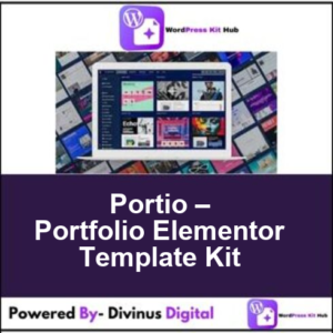 Portio – Portfolio Elementor Template Kit