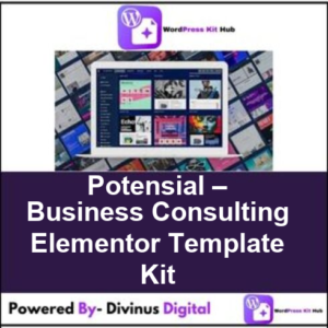 Potensial – Business Consulting Elementor Template Kit