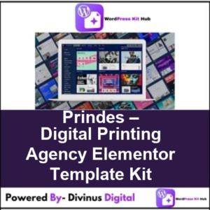 Prindes – Digital Printing Agency Elementor Template Kit