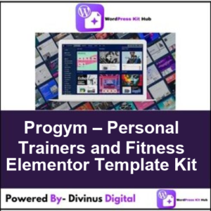 Progym – Personal Trainers and Fitness Elementor Template Kit