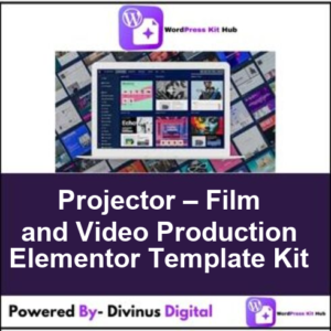 Projector – Film and Video Production Elementor Template Kit