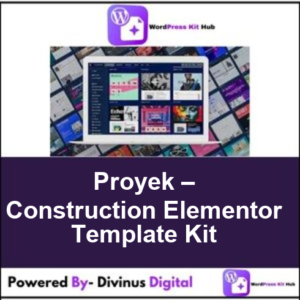 Proyek – Construction Elementor Template Kit