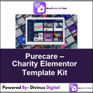Purecare – Charity Elementor Template Kit