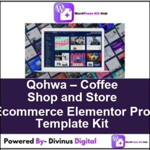 Qohwa – Coffee Shop and Store Ecommerce Elementor Pro Template Kit