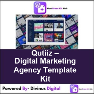Qutiiz – Digital Marketing Agency Template Kit