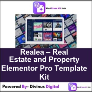 Realea – Real Estate and Property Elementor Pro Template Kit