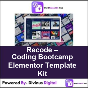 Recode – Coding Bootcamp Elementor Template Kit