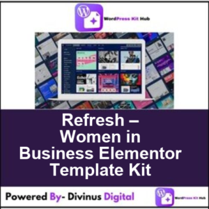 Refresh – Women in Business Elementor Template Kit