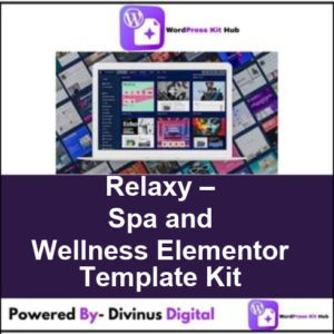Relaxy – Spa and Wellness Elementor Template Kit