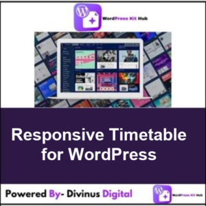 Responsive Timetable for WordPress