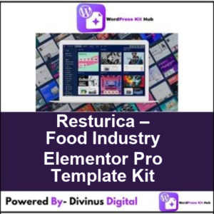 Resturica – Food Industry Elementor Pro Template Kit