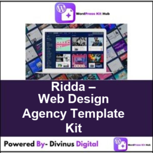 Ridda – Web Design Agency Template Kit