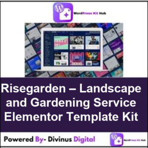 Risegarden – Landscape and Gardening Service Elementor Template Kit