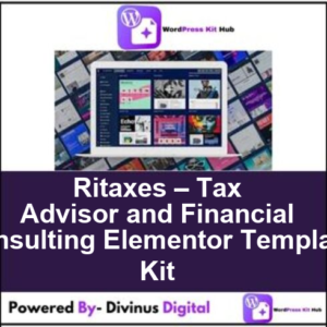 Ritaxes – Tax Advisor and Financial Consulting Elementor Template Kit