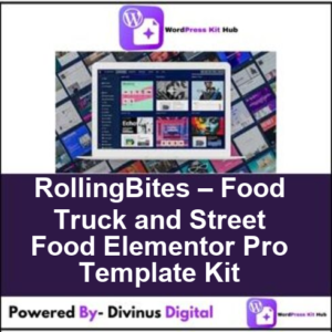 RollingBites – Food Truck and Street Food Elementor Pro Template Kit