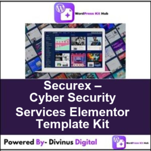 Securex – Cyber Security Services Elementor Template Kit