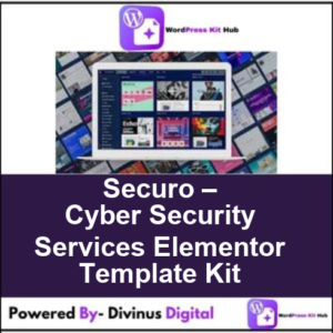 Securo – Cyber Security Services Elementor Template Kit