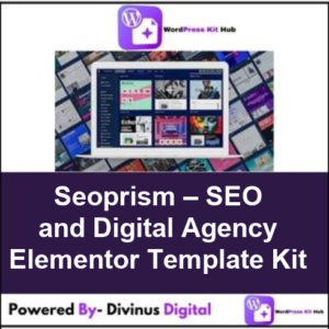 Seoprism – SEO and Digital Agency Elementor Template Kit
