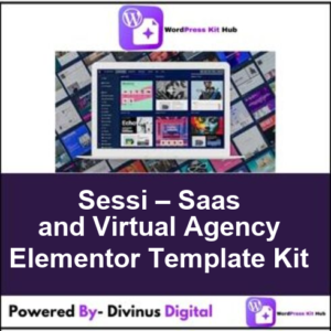 Sessi – Saas and Virtual Agency Elementor Template Kit