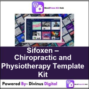 Sifoxen – Chiropractic and Physiotherapy Template Kit