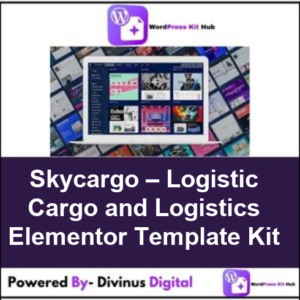 Skycargo – Logistic Cargo and Logistics Elementor Template Kit