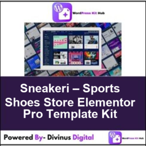 Sneakeri – Sports Shoes Store Elementor Pro Template Kit