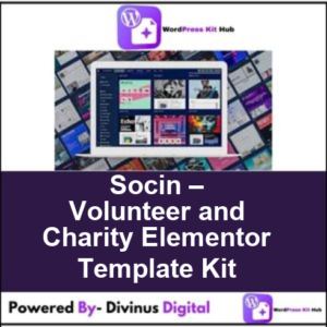 Socin – Volunteer and Charity Elementor Template Kit