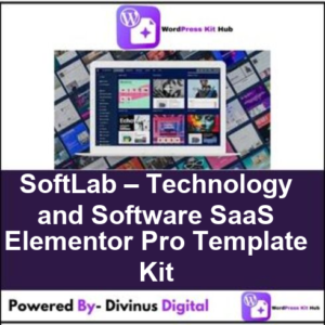SoftLab – Technology and Software SaaS Elementor Pro Template Kit