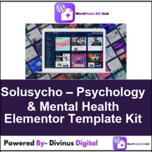 Solusycho – Psychology & Mental Health Elementor Template Kit