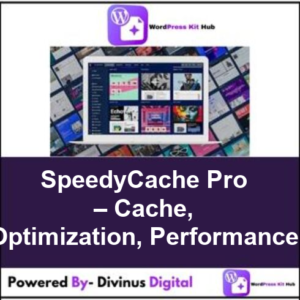 SpeedyCache Pro – Cache, Optimization, Performance