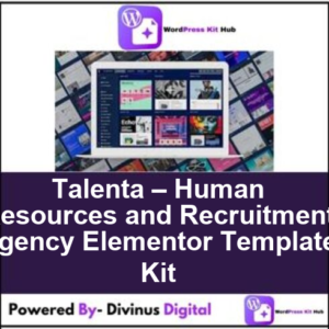 Talenta – Human Resources and Recruitment Agency Elementor Template Kit