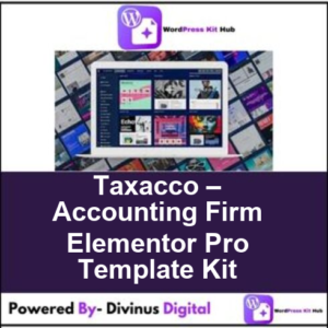 Taxacco – Accounting Firm Elementor Pro Template Kit