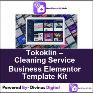 Tokoklin – Cleaning Service Business Elementor Template Kit