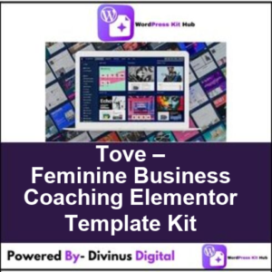 Tove – Feminine Business Coaching Elementor Template Kit