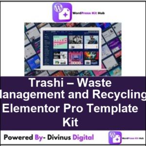 Trashi – Waste Management and Recycling Elementor Pro Template Kit