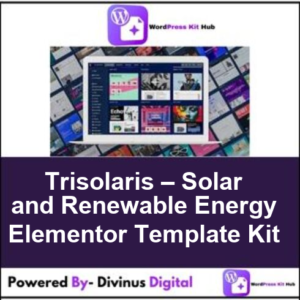 Trisolaris – Solar and Renewable Energy Elementor Template Kit