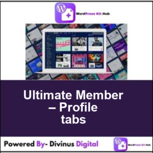 Ultimate Member – Profile tabs