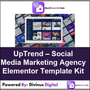 UpTrend – Social Media Marketing Agency Elementor Template Kit