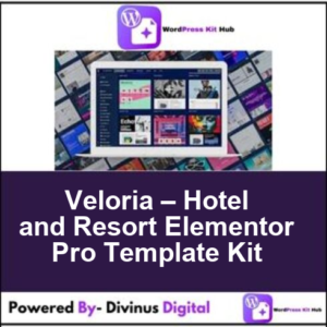 Veloria – Hotel and Resort Elementor Pro Template Kit