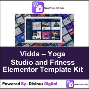 Vidda – Yoga Studio and Fitness Elementor Template Kit