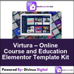 Virtura – Online Course and Education Elementor Template Kit