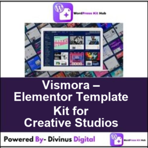 Vismora – Elementor Template Kit for Creative Studios