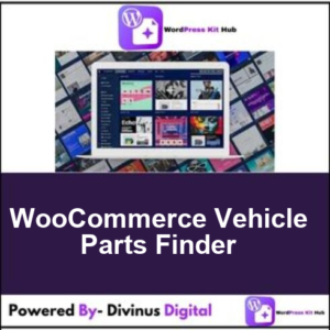 WooCommerce Vehicle Parts Finder